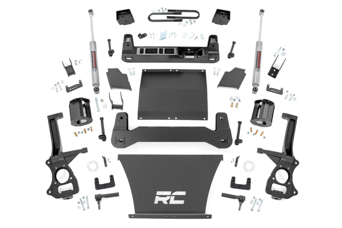 Chevrolet Silverado 1500 Suspension Lift Kit - Rough Country - 6 Inch Lift Kit | Mono Leaf Rear - 2025+
